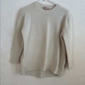 Philosophy Cream Knit Sweater